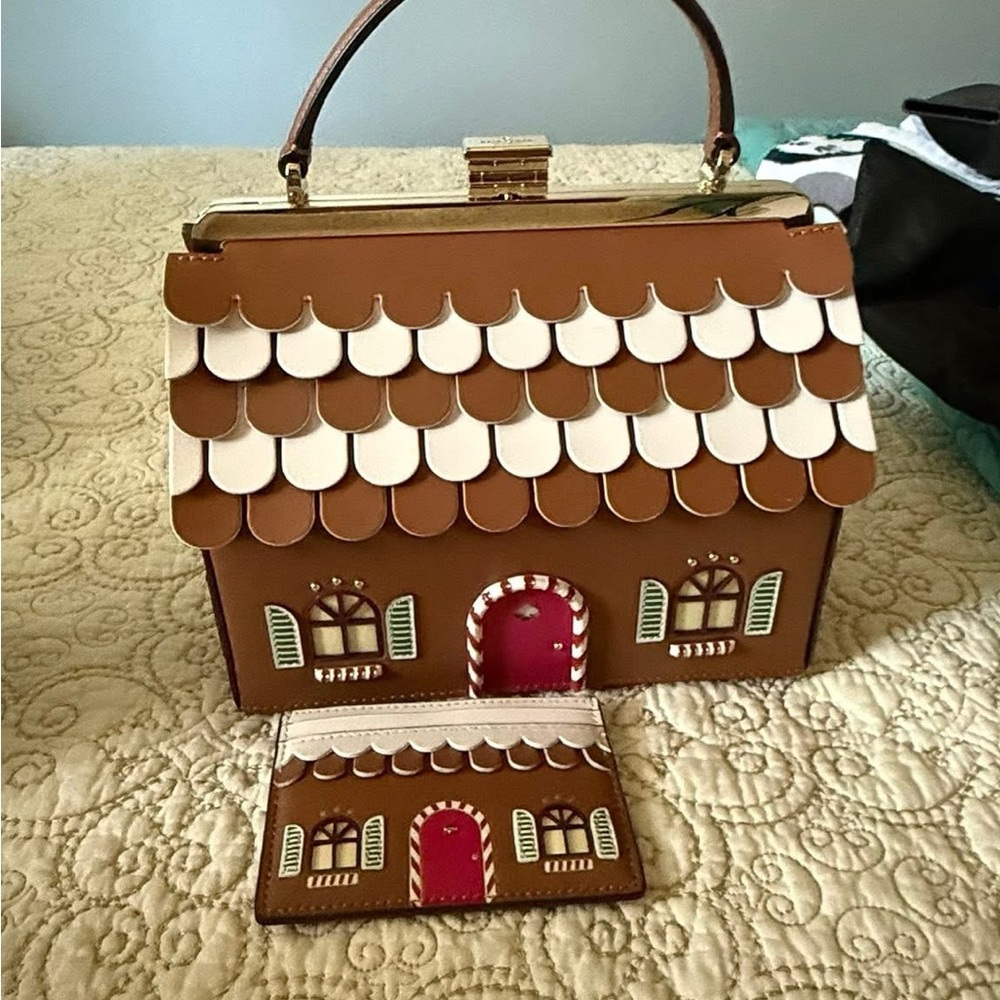 Kate spade Brown Gingerbread House Handbag